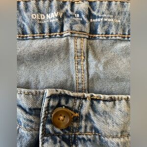 Old Navy Light Blue High-Rise Wide Leg Jeans